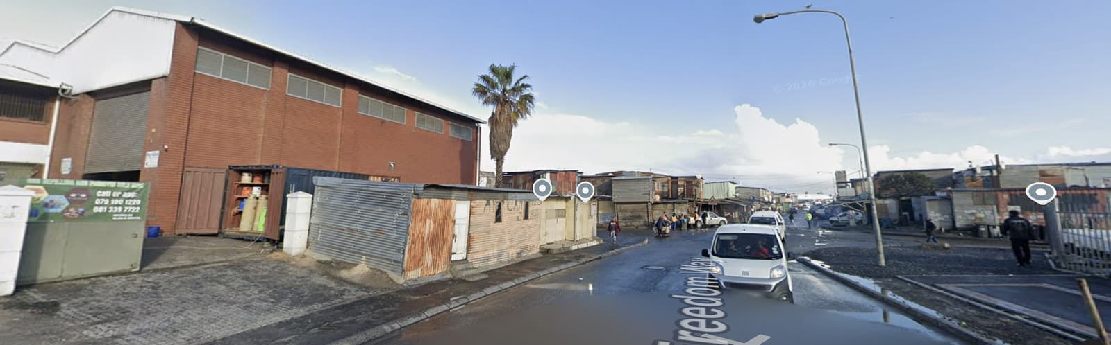 Freedom Way beside the Joe Slovo community near the WasteGo Green facility